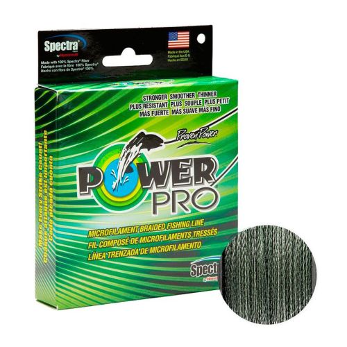 Шнур Power Pro Moss Green 275m 0.19mm 28.6lb/13.0kg (2266.74.63)