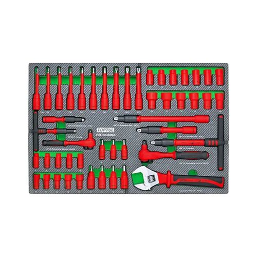 Набір інструментів Toptul ізольовані VDE 48 шт. в ложементі (GED4863)