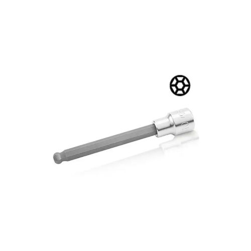 Насадка Toptul шестигранник HEX 6 мм 140мм 1/2 с шаром (BCSA1606)