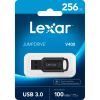 USB флеш накопитель Lexar 256GB JumpDrive V400 Black USB 3.0 (LJDV400256G-BNBNG) - Изображение 2