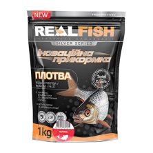 Прикормка Real Fish_ТОВ Silver Series Плотва Мотиль 1kg (809.00.35)