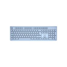 Клавіатура Canyon HKB-W01 Silent Wireless UA Blue (CNS-HKBW01BL)