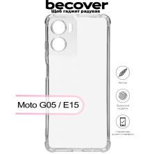 Чехол для мобильного телефона BeCover Anti-Shock Motorola Moto G05 / E15 Clear (713470) Чехол для мобильного телефона BeCover Anti-Shock Motorola Moto G05 / E15 Clear (713470)