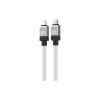 Дата кабель USB-C to Lightning 2.0m CoolPlay Fast Charging 20W white Baseus (CAKW000102) - Зображення 1
