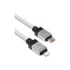 Дата кабель USB-C to Lightning 2.0m CoolPlay Fast Charging 20W white Baseus (CAKW000102) - Зображення 2