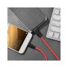 Дата кабель USB 2.0 AM to USB-C 1.0m 2A silicone X21 black+red HOCO (6957531071419) - Зображення 3