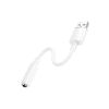 Переходник USB-A to 3.5mm F 1.0m BV22 white BOROFONE (6941991117022) - Изображение 1