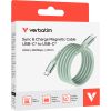 Дата кабель USB-C to USB-C 1.2m Magnetic 100W green Verbatim (31855) - Зображення 2