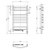 Полотенцесушитель Navin Камелія 480x800 (12-207133-4880) - Изображение 3