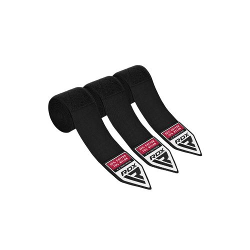 Бинт для спорта RDX RB Hand Wraps Combine 3 пари Black 4.5м (HWC-BBB+)
