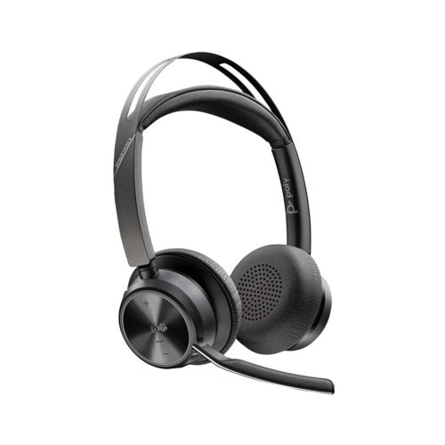 Наушники Poly Voyager Focus 2 MS Stereo USB-C + USB-C/A Adapter + Charging Stand Black (9T9J6AA)