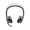 Наушники Poly Voyager Focus 2 MS Stereo USB-C + USB-C/A Adapter + Charging Stand Black (9T9J6AA) - Изображение 1