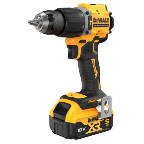 Шуруповерт DeWALT XR Li-Ion 18V 2x5Ah, 74 Нм, 0-450/0-1650 об/хв, 1.17 кг, TSTAK (DCD799P2T)