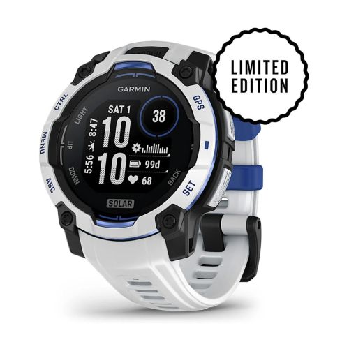 Смарт-часы Garmin Instinct 3, 45mm, Solar, Whitestone with Whitestone Band, GPS смарт-годинник (010-02934-03)