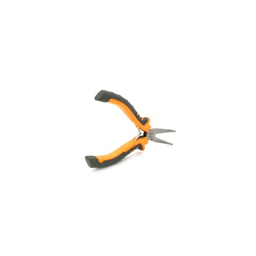 Плоскогубцы Voltronic длинногубцы изогнутые, серо-оранжевые ручки, 125мм, 55гр (YT-MT125Cur)
