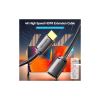 Кабель мультимедійний HDMI M to HDMI F 0.5m 4K60Hz black Vention (AHCBD) - Зображення 1