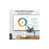 Кабель мультимедійний HDMI M to HDMI F 0.5m 4K60Hz black Vention (AHCBD) - Зображення 2