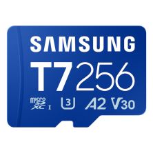 Карта пам'яті Samsung 256GB microSDXC class 10 UHS-I U3 V30 A2 T7 (MB-MB256T/WW)