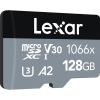 Карта памяти Lexar 128GB microSDXC class 10 UHS-I 1066x Silver (LMS1066128G-BNANG) - Изображение 1