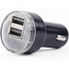 Зарядний пристрій EnerGenie USB 2.1A black (EG-U2C2A-CAR-02) - Зображення 1