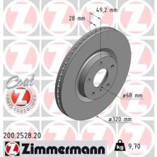 Гальмівний диск ZIMMERMANN 200.2528.20