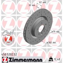 Тормозной диск ZIMMERMANN 450.5202.52
