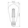 Лампочка Videx Filament ST64FA 10W E27 2200K бронза (VL-ST64FA-10272) - Зображення 2