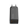 Зарядное устройство ColorWay GaN3 Pro Power Delivery (USB-A + 2 USB TYPE-C) (65W) (CW-CHS039PD-BK) - Изображение 2