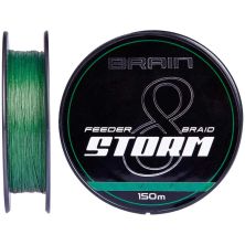 Шнур Brain fishing Storm 8X 150m 0.16mm 25lb/11.1kg Green (1858.51.73)