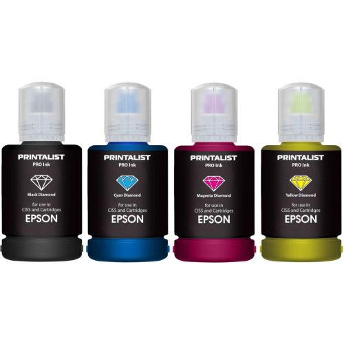 Чернила Printalist Epson 4х140г B/C/M/Y SET (PL-INK-EPSON-SET4)