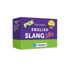 Навчальний набір English Student Картки для вивчення англійської мови Slang 18+, українська (591225982)