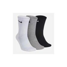 Шкарпетки Nike U NK EVERYDAY CUSH CREW 3PR SX7664-901 34-38 3 пари Білий/Чорний/Сірий (888407233906)