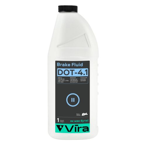 Гальмівна рідина VIRA Brake Fluid DOT-4.1 1 л (VI1102)