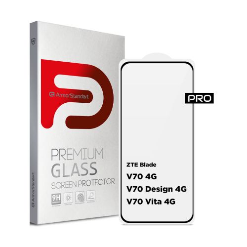Стекло защитное Armorstandart Pro ZTE Blade V70 4G / V70 Design 4G / V70 Vita 4G Black (ARM83039)