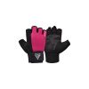 Рукавички для фітнесу RDX W1 Half Pink Plus M (WGA-W1HP-M+) - Зображення 2
