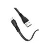 Дата кабель USB 2.0 AM to Micro 5P 1.0m 2.4A TPE X40 black HOCO (6931474711670) - Зображення 1