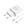 Зарядное устройство HOCO N22 Jetta USB-C PD25W + cable USB-C to Lightning White (6931474760074) - Изображение 2