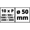 Наждачная бумага Einhell к шлифувальной машине TC-PA 50, 50 мм, по металлу, 60 шт (4133131) - Изображение 2