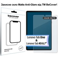 Скло захисне BeCover Matte Anti-Glare Lenovo Tab One / Tab K9 8.7 2025 (TB305XU/FU) (713709)