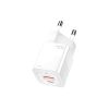 Зарядное устройство Essager 1xUSB + 1xUSB-C 33W GaN white (ECTCA-FZB02) - Изображение 1
