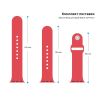 Ремешок для смарт-часов Armorstandart Sport Band (3 Straps) для Apple Watch 49/46/45/44/42 (Series 1-3) Raspberry Red (ARM51952) - Изображение 2