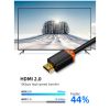 Кабель мультимедийный HDMI M to HDMI M 1.0m V2.0 4K60Hz Cabletime (CA915293) - Изображение 3