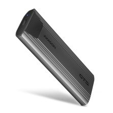 Карман внешний AXAGON USB-C 10Gbps metal box for M.2 NVMe & SATA SSD THIN SCREWLESS (EEM2-GTS2)