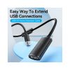 Дата кабель USB 2.0 AM/AF 15.0m Active black Vention (CBKBN) - Зображення 1