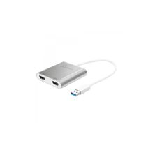 Адаптер USB-A to 2xHDMI F dual display J5create (JUA365-N)