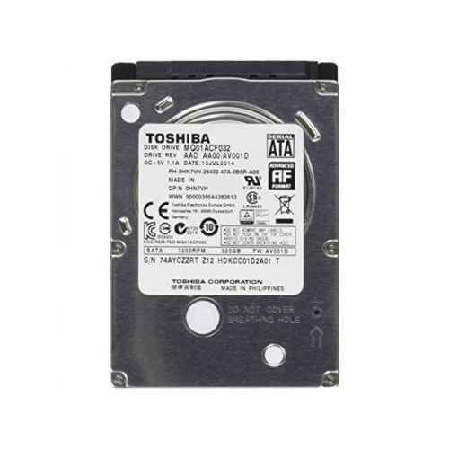 Жорсткий диск для ноутбука 2.5 320GB Toshiba (MQ01ACF032)