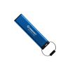 USB флеш накопитель Kingston 128GB IronKey Keypad 200 Type-C Encrypted Blue USB 3.2 (IKKP200C/128GB) - Изображение 1