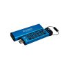 USB флеш накопитель Kingston 128GB IronKey Keypad 200 Type-C Encrypted Blue USB 3.2 (IKKP200C/128GB) - Изображение 3