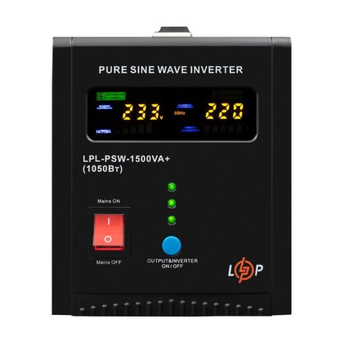 Источник бесперебойного питания LogicPower LPL-PSW-1500VA+ ( 1050W ) 12V (37720)