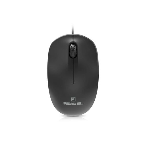 Мышка REAL-EL RM-206 USB Black (EL123200061)